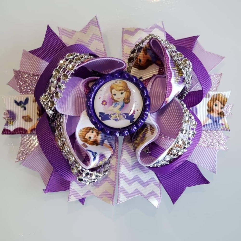 Sofia the First Inspired hairbow